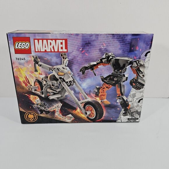 LEGO Marvel Super Heroes 76245 Ghost Rider Mech & Bike Building Set New- Retired - Picture 2 of 6